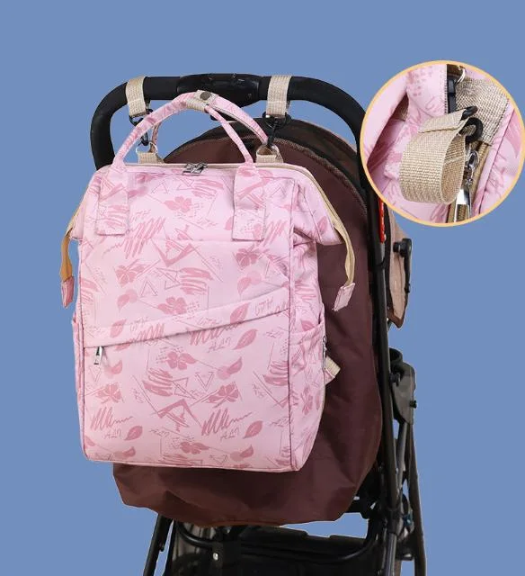 Adult Reusable Fabric Diaper Bag with Large Capacity for Mommy